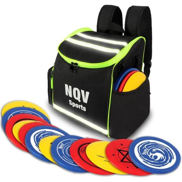 Disc Golf Set with Backpack, Disc Golf Beginner Set,12 Pack Flying Discs - Picture 1 of 7